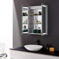thumbnail image 3 of Dreamwerks Glenn 24"W X 32"H LED Bathroom Medicine Cabinet, 3 of 16