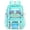 Turquoise, variant on Clear Backpack for School, PVC Clear Bookbag Heavy Duty Transparent Bookbag for Stadium Events Multiple Pockets See Through Bag for Teens Women, Purple