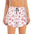 thumbnail image 4 of Lsque Hearts Printed Women's Running Shorts with Liner Pockets,Elastic Quick Dry Workout Athletic Gym Yoga Shorts,Womens High Waist Shorts-, 4 of 9