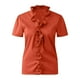 thumbnail image 5 of Puntoco - Camiseta informal de manga corta con cuello en V y volantes de verano para mujer Puntoco Puntoco-3121, 5 of 7