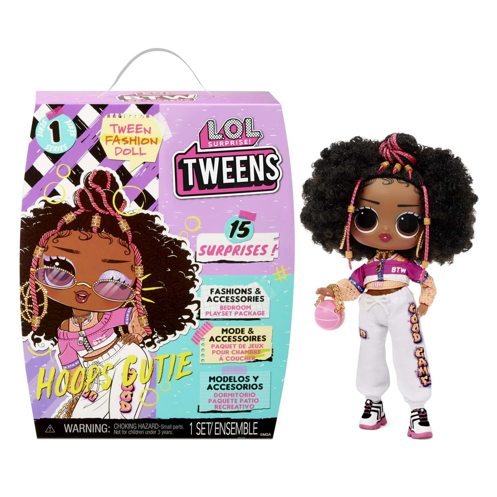 LOL Surprise Tweens Fashion Doll Hoops Cutie with 15 Surprises