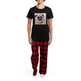 thumbnail image 4 of CafePress - Adorable Pug Puppy Pajamas - Women's Short Sleeve Print T-Shirt and Pants Dark Cotton Pajama Set, 4 of 7