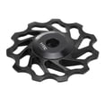 thumbnail image 2 of Bike Wheel Guide Roller, Clamp Spring Structure Fine Polishing Bicycle Rear Derailleur Pulley  For Road Bikes Black, 2 of 8