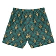 thumbnail image 7 of FORMRS Boys Swim Trunks Quick Dry Mesh Lining Beach Boardshorts, Sizes XS-XL, Green Abstract Pattern, 7 of 7