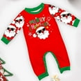 thumbnail image 3 of Onlypjs Family Matching Christmas Pajamas Set – Red Santa Face "Merry Christmas" Holiday Sleepwear for Women, Men – Festive Winter Loungewear, 3 of 6