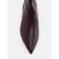 thumbnail image 5 of Scenario Women's Stretch Kitten Heel Faux Leather Booties, 5 of 7