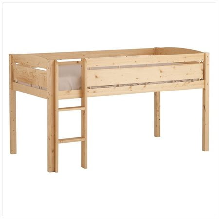 Canwood Whistler Junior Loft Bed Twin Size Wood Natural