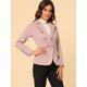 thumbnail image 4 of Chaquede mezclilde oficide trabajo de manlarcon solade jeans pamujer con bolsillos RoM, 4 of 6