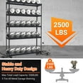 thumbnail image 3 of Danolapsi Garage Shelving,Heavy Duty Garage Shelving 48" L x 18" W x 72" H,2500lbs Load Bearing Storage Shelves Adjustable,Durable Metal Storage Shelves,Garage Shelving Units,Easy Assemble, 3 of 7