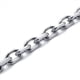 thumbnail image 3 of 4X Cadena de Joyeria de Hombres y Mujeres, Collar de Acero Inoxidable, Plata - Anchura 3mm - Longitud 70cm, 3 of 3