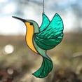 thumbnail image 2 of Hummingbird Garden Decorations Pendant Acrylic Stained Glass Bird Outdoor Ornament, 2 of 10