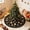 BlackM, variant on Talqzovs Black And Gold Christmas Tree Skirt , Christmas Decorations Indoor Christmas Tree Base Cover for Merry Christmas Xmas Winter Party
