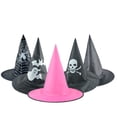 thumbnail image 2 of Halloween & Easter Witch Hat:Pointed Top Headpiece - Festival Costume Accessory, 2 of 4