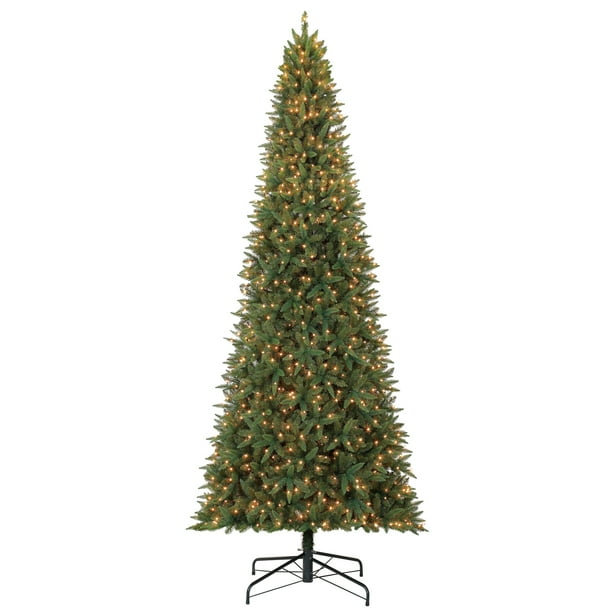 Holiday Time Prelit Pine Christmas Tree 12 Ft, Green - Walmart.com