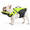 Green, variant on Pawfloaty Dog Life Jacket with Head Rest, Puppy Float Vest with Chin Float, Adjustable Dog Life Vest for Boating, Swimming and Kayaking, High Buoyancy Float Vest with Rescue Handle, Reflective Design