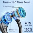 thumbnail image 3 of Auriculares inalámbricos Rulefiss 2026 Bluetooth 5.4 75 horas estéreo IP7, 3 of 7