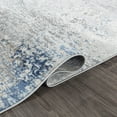 thumbnail image 4 of Pasargad Home Stella Collection Power-Loomed Light Grey/Beige Area Rug- 8' x 10', For Indoor Space and all Age of Group, 4 of 5