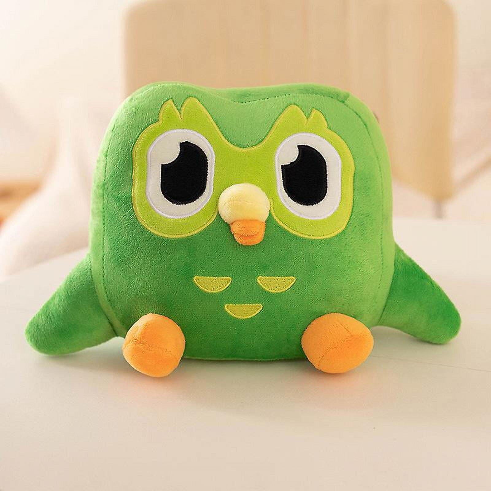 Green Duolingo Owl Plush Toy Duo Plushie Of Duo The Owl Cartoon