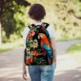 thumbnail image 6 of Lightweight Backpack Parrot School Bag Travel Laptop Daypack for Men Women Casual Rucksack, 6 of 6