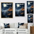 thumbnail image 4 of Designart "Starlit Bethlehem Christian Scenery I" Christianity Floater Framed Canvas Art Print, 4 of 5