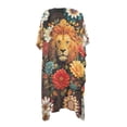 thumbnail image 2 of HELLHERO High Quality Fabrics Long Swimwear Cover up for Beach Quick Dry Free Size Bathing Suit Cover Up Floral Pattern, 2 of 6