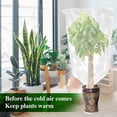 thumbnail image 2 of Manunclaims Plant Film Cover Waterproof Snow Proof Good Thermal Insulation Plant Protection Great Light Transmission Plant Cold Cover for Balcony, 2 of 8