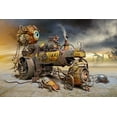 thumbnail image 2 of Penchev, Radoslav 14x11 White Modern Wood Framed Museum Art Print Titled - Taxi, 2 of 4