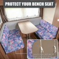 thumbnail image 2 of Aplkyhs Pink Blue Butterfly RV Dinette Cushion Covers Fall Camper Decor Universal Bench Cushion Comfortable Slip Covers for Sofa and Loveseat Stretchable Sofa Covers, 2 of 7