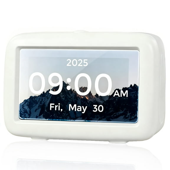 Elderly Calendar Clock,4.3 Inch Clock with Day and Date for Elderly Large Display Digital Clocks 8 Alarms 3 Display Modes Large Font Alzheimer's Clock Alarm Clock for Seniors Dayclock, Black