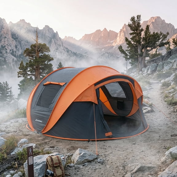 Zateety 8 Person Automatic Pop Up Camping Boat Tent