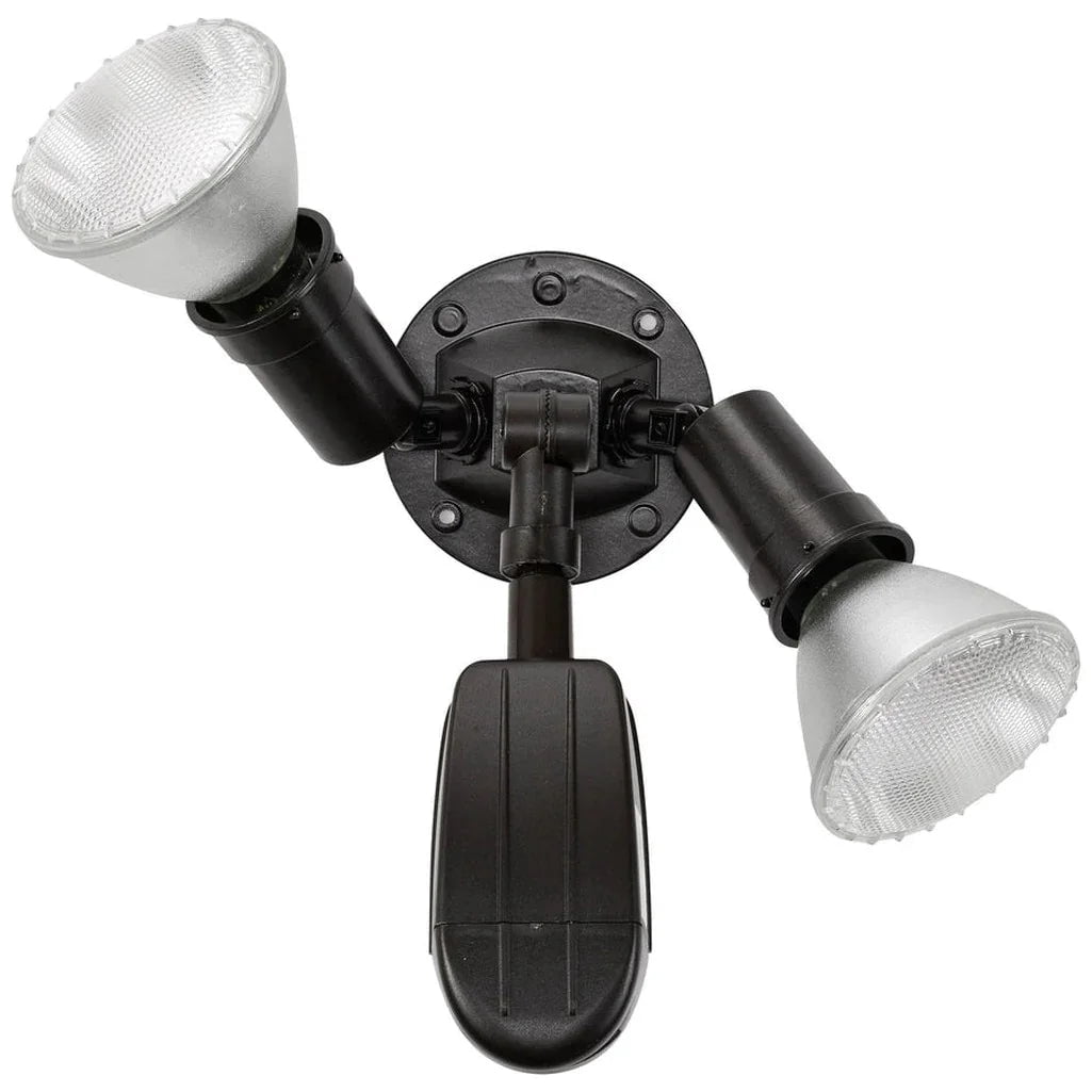 2 Light - 10" - Flood Light, Exterior - PAR38 w/Adjustable Swivel