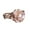 Rose Gold, variant on Opvise Women Ring Rose Rhinestones Jewelry Lightweight Fashion Appearance Finger Ring for Wedding