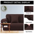 thumbnail image 4 of PiccoCasa Stretch Spandex Armchair Sofa Slipcover, Chocolate Medium, 4 of 6