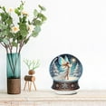 thumbnail image 4 of Euaioeiu 3D Illusion Acrylic Wall Art Decor, Modern Home Decor Gift, 7.87x7.09 Inches, Winter Fairy Snow Globe & Earth Goddess Design, Unique Housewarming Present for Living Room Bedroom, 4 of 6