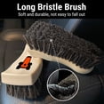 thumbnail image 2 of YeewayVeh Long Bristle Horse Hair Brush for Leather, Versatile Leather Cleaning Brush for Car Interior Seat, Carpet, Upholstery, Furniture and Shoes, 2 of 7
