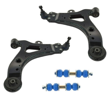 TRQ 4 pc Suspension Kit Control Arms w/ Ball Joints & Sway Bar End Links New PSA63696
