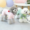 thumbnail image 3 of SPRING PARK Dog Pajamas Adorable Puppy Clothes Fruit Pattern Jumpsuit Pjs Pet Apparel Soft Fleece Cat Coat, 3 of 7