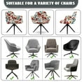 thumbnail image 6 of Xoenoiee Cardinal Flower Pattern Velvet Office Chair Slipcover with Arms, Modern Office Computer Chair Protector,Stretch Wingback Dining Chair Cover Protector for Home Kitchen Living Room, 6 of 7