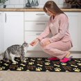 thumbnail image 3 of Happy Dog and Footprints Kitchen Rugs Sets Of 2,Anti Fatigue Kitchen Mat Rugs Non Slip Washable,Decorative Kitchen Floor Mats for Kitchen,Sink,Laundry,17"x30"+17"x47", 3 of 7