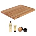 thumbnail image 1 of John Boos Cutting Board Bundle with 18" Au Jus Board and Maintenance Care Kit, 1 of 9