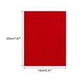 thumbnail image 2 of Uxcell Patchs en Velours Autocollants Patchs de Réparation Rouges 4 Pcs, 2 of 5