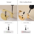 thumbnail image 4 of Brushed Brass Pack of 6 and 10 Edge Finger Pulls for Cabinets Kitchen Invisible Hardware Concealed Aluminum Hidden Pull Drawer Handles Easy to Install 11.81“, 6.3”, 6“, 4.72”, 3.15“ Overall Length, 4 of 7