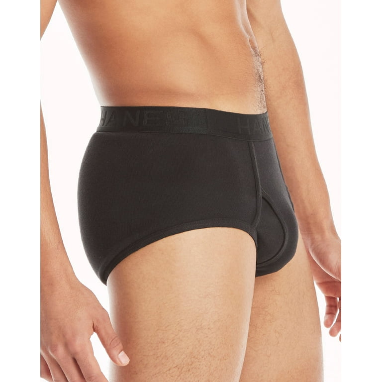 Buy the Grandad Underwear 3 Pack Extra Comfort Briefs in Black on