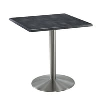 36" Tall OD214 Indoor/Outdoor All-Season Table with 30" Diameter Greystone Top