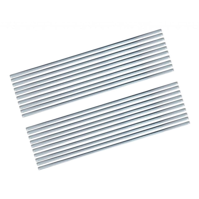 Varils de soldadura de aluminio, ambre con núcleo de soldadura universal de baja temperatura para energía eléctrica, pteado, 50 cm de 2.4mm 20pcs Gloria Varillas de soldadura de aluminio