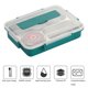 thumbnail image 5 of Bearachild Fiambrera Caja de alimentos a prueba de fugas de acero inoxidable Contenedor de almacenamiento de comidas con aislamiento térmico, Verde, L Suministros térmicos verde METRO Bearachild HA006687-02, 5 of 6