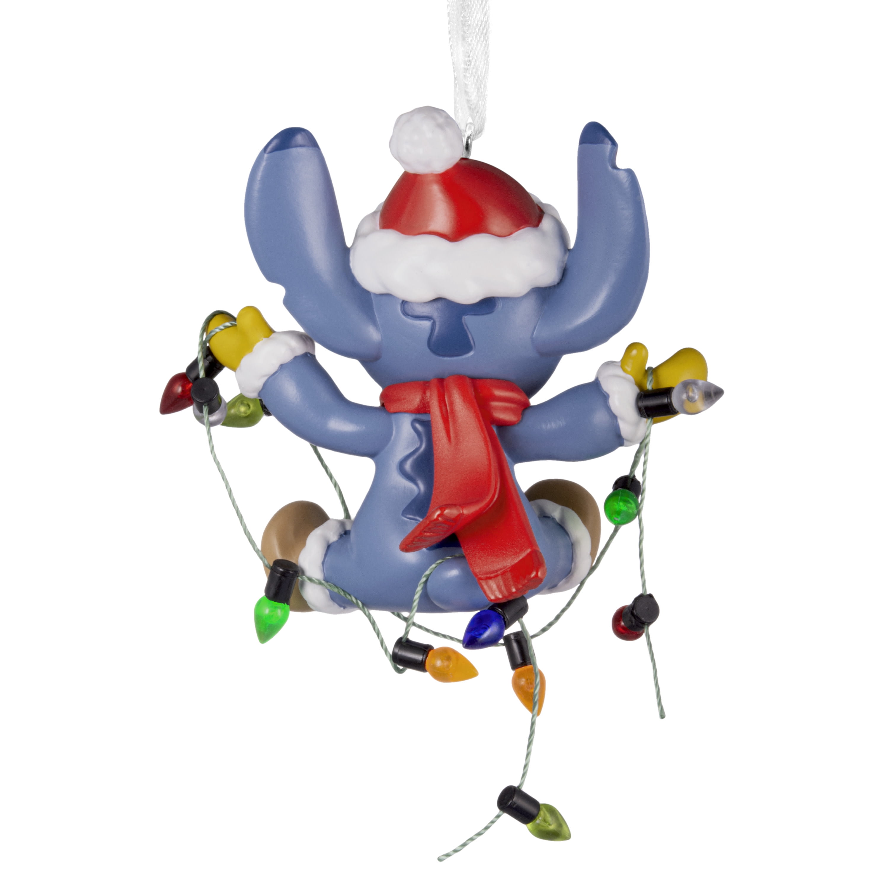 Hallmark Christmas Ornament (Disney Stitch with Light String), 1 Count