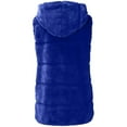 thumbnail image 5 of Ayfxijin Fleece Jacket Womens Faux-FurGilet Sleeveless Waistcoat Body Solid Color Hooded Coat Outwear, 5 of 5