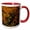 Red/White, variant on 3drose, Big Carp River, Autumn, Michigan - Us23 Cha0137 - Chuck Haney, 11oz Two-tone Red Mug