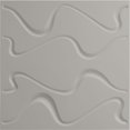 thumbnail image 5 of Ekena Millwork 19 5/8"W x 19 5/8"H Versailles EnduraWall Decorative 3D Wall Panel, Universal Aged Metallic Weathered Steel (12-Pack for 32.04 Sq. Ft.), 5 of 6